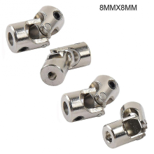 4 Pcs Universal Joint Shaft Coupler Coupling Steering Connector Compatible Rc Car Crawler Boat-