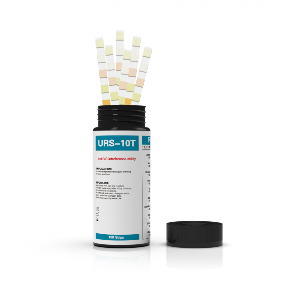 100 Strips URS-10T Urinalysis Reagent Strips Urine Test Strip