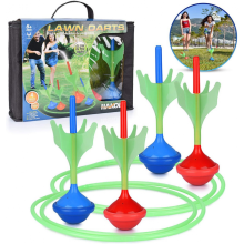 Σετ παιχνιδιού Lawn Darts για παιδιά και ενήλικες - Glow in The Dark Παιχνίδια εξωτερικού