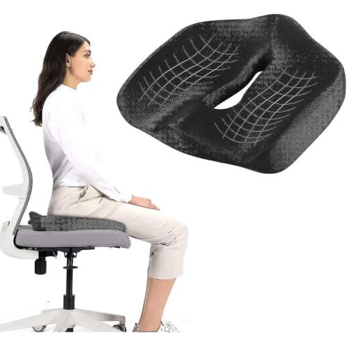 Almofada de assento, almofada de assento ortopédica, almofada de assento ergonômica compatível com o melhor assento
