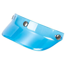 (transparant schild) D7YA 3-Snap Helm Peak Lens Zonnescherm Slijtvast voor 3/4 Motorfiets Open Gezicht