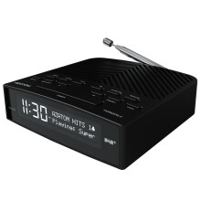 Azatom DAB/DAB+ FM Radio Alarm Clock | Bluetooth Bedside Speaker with USB Charger & Dual Alarms