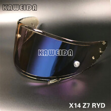 (Revo Red) Helmvizier voor Shoei X14 Z7 Z-7 CWR-1 NXR RF-1200 X-spirit Helmlens X-14 Motorhelm