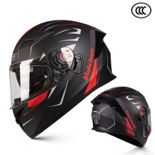 (L-B met zwarte lens) Motorhelm Flip Full Face Racing Helm Cascos Para Moto Dubbele Lens Modulair