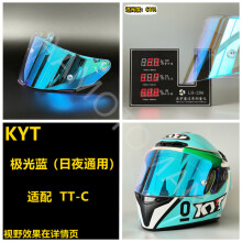 (Donkerblauw) Motorhelmvizier voor TT-C Moto Helmschildaccessoires Motorfiets Anti-kras