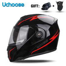 (L-C3) Kies Unisex Motorhelm DOT-certificering Dubbele lens Dwarsdoorsnede Helmveiligheid Modulair