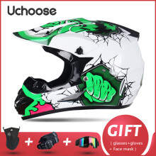 (xL-HUANGGD) Volwassen Dames Heren Helmen Motocross Kask Cross Downhill Ondersteuning Casco Off Road