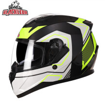 (xxL-BlackLion-013) DOT ECE goedgekeurde BlackLion dubbele lens offroad motorhelm van hoge kwaliteit