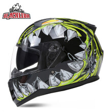 (xxL-BlackLion-004) DOT ECE-goedgekeurde BlackLion Double Lens Off Road motorhelm van hoge kwaliteit
