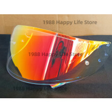 (Revo dieprood) Helmvizier voor SHOEI X14 Z7 CWR1 RF1200 Xspirit III 3 NXR RYD X-Fourteen CWR-F lens