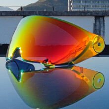 (1 stuk hoes) Speciale link, ORZ-728 Retro Full Face Helmet-lens, PC-materiaal, wat nachtzicht