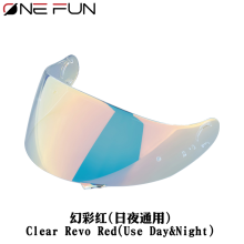 (Clear Revo Blue) Helmvizier voor SHOEI GT Air Neotec CNS1 TC5 TC9 GT Air2 Helmschild UV-bestendig Casco
