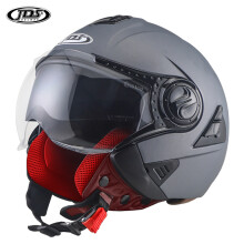 (xL-622 Brigh Red) Motorhelm Heren Zomer Dubbele Lens Moto Helm Open Gezicht Motocross Racing Off