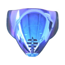(Groene plating) Motorfietshelm vizier lens volledig gezichtsscherm - lensbehuizing - voor Icon Airflite