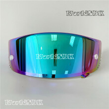(Blauw vizier) Motorfietshelm lens anti-UV PC vizier lens model case voor SHOEI X14 X-14 Z7 Z-7 X-Spirit