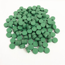 (Groen) 100 stuks diameter 10 * 5 mm pion houten spelstukken kleurrijke pion / schaak voor bordspel