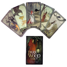 (Dark Wood Tarot) Osho Zen Tarot Kaarten Deck Oracle Party Tafel Bordspellen Hoogwaardige Heksen Altaar