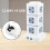 Lead Extension Tower 3m Multi Socket 4 Usb Switched Surge Power Protected Supply 7