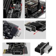 (As show, One size) 12V 4Pin Fan Hub Speed Controller 10 Way Computer PC Case Cooling Fan Universal