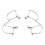(As show, One size) For Mini 3 Pro Propellers Guard Propeller Protector Anti-collision Rings 3
