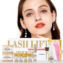 (As show, One size) Professional Eyelash Eyebrow Dye Tint Kit Eyebrow Dyeing Mascara Lash Lifting