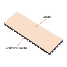 (As show, One size) 2280 for M.2 Graphene Heatsink SSD Cooling Thermal Pad for Cooling for M.2 NVME