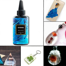(100g, One size) 30/100/200g Ultraviolet Fast Curing Resin Jewelry Making Cure UV Resin Hard