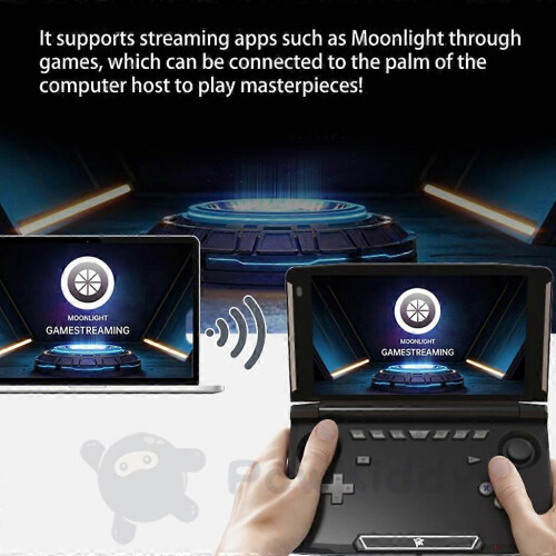 (As show, One size) Handheld Console 5.5-inch IPS Screen Game Console Portable Retro Game Console 1