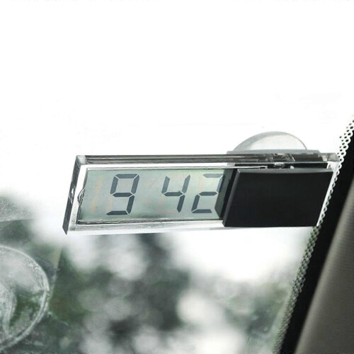 (A, One size) Car Digital Clock Temperature Display Electronic Clock / Thermometer Gauge 1