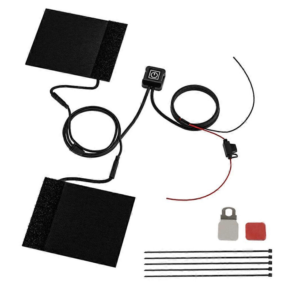 (As Show, One Size) Motorcycles Heated Handles Grips Snowmobile Atv Handlebar Heater Warmer Kit 8191722651129