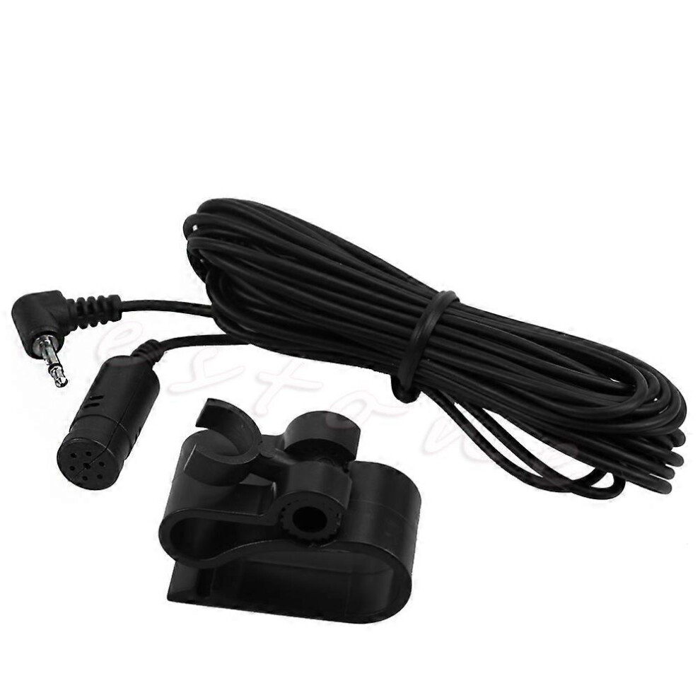(As Show, One Size) Replacement External Microphone 2.5Mm Jack For Bluetooth-Compatible Radio Black 8191722650269