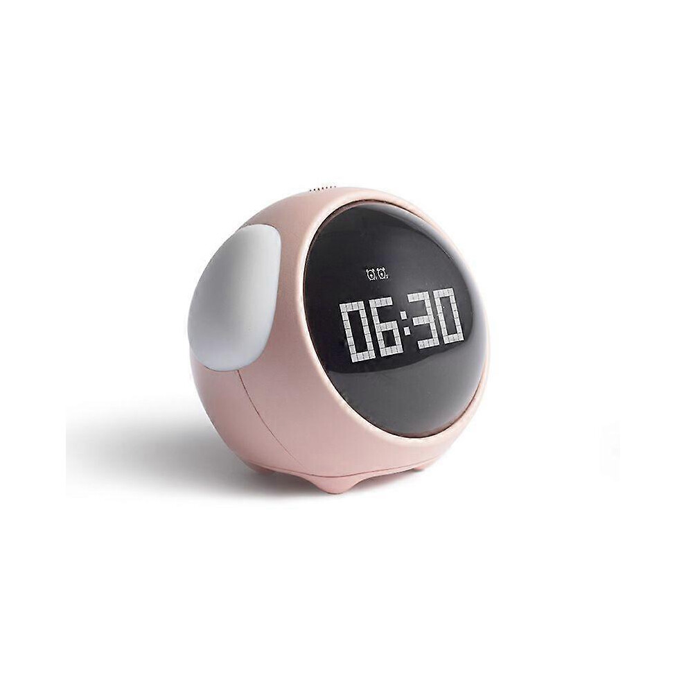 (As Show, One Size) Creative Expression Alarm Clock Wake Up Alarm Clock Pink
