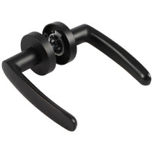 (As show, One size) Interior Door Handle Set - Elegant and Simple - Square Size Ergonomic Handle - Black