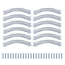 (As show, One size) (160mm)12 Pack Shiny Crystal Cabinet Handles, Rhinestone Drawer Pulls, Modern Cupboard Pulls, Furniture Door Handles