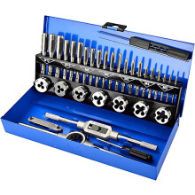 (As show, One size) 32pcs Alloy Steel Tap and Die Set - Metric Thread Cutting Tools - Threading Kit with Storage Case