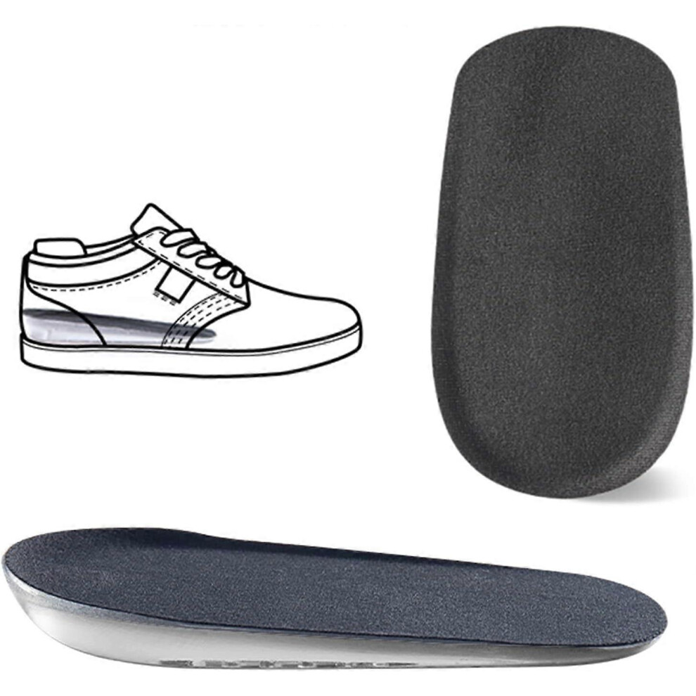 (As show, One size) (Female) Heel Pads, Gel Heel Cushion, 1 Pair 3.5CM Soft Silicone Achilles Tendon Heel Pad, Raised Insole for Relieving Foot Pain-image-OPC-PHNQCMN-NEW