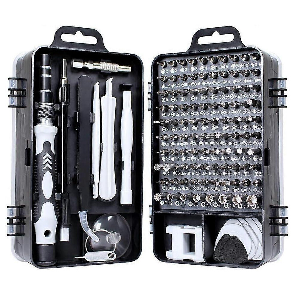 (As Show, One Size) 115 In 1 Magnetic Precision Screwdriver Kit Multifunction Chrome-Vanadium Steel Screwdriver Set For Disassembly Computer Repair La 4704245230166