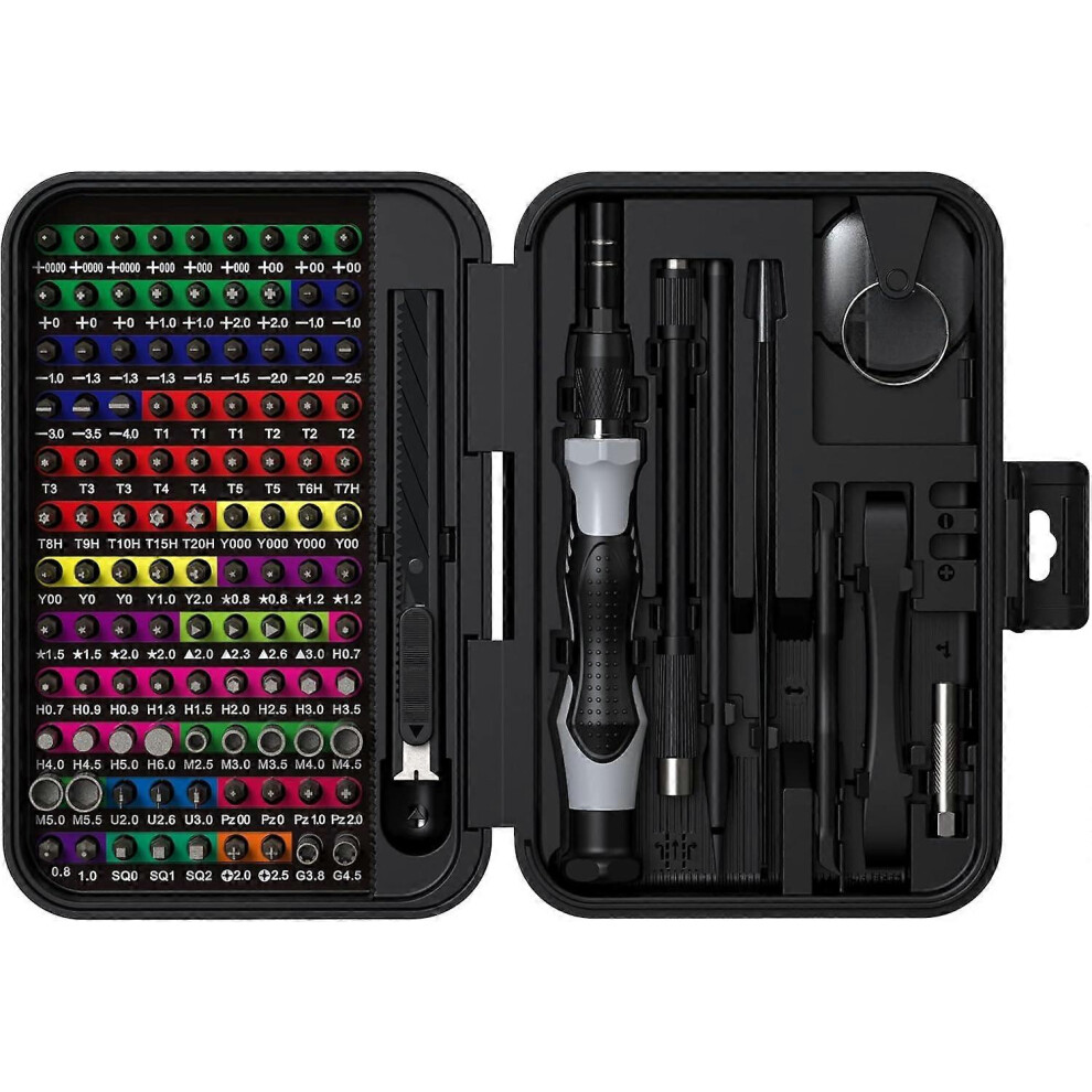 (As Show, One Size) 132 In 1 Precision Screwdriver, Portable Kit, Magnetic Repair Tools For Repairing Smartphone, Computer, Tablet, Glasses, Watch, Sm 4704245221713