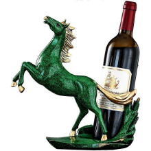 (As show, One size) (Horse)Wine Racks Bottle Holder Countertop and Holder Dining Table Centerpiece Ornaments for Living Room Kitchen Storage Rack Cabinet Home Decor Gifts