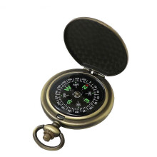 (As show, One size) Classic Compass, Portable Vintage Retro Metal Old Orientation Zinc Alloy Pocket Scout Navigation Survival Waterproof Outdoor Hiking Camping Driving Bo