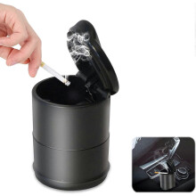 (As show, One size) Car Ashtray, Car Ashtray with Lid Portable Smokeless Car Ashtray Car Ashtray Smokeless Vehicle Ashtray, for Car Home Office and Travel