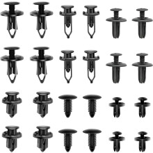 (As show, One size) 190 Pieces Car Clips, Car Plastic Clip Rivet Automotive Repair, Plastic Rivets Fasteners, Plastic Rivet Clip Fastener Universal Auto Door Trim Panels