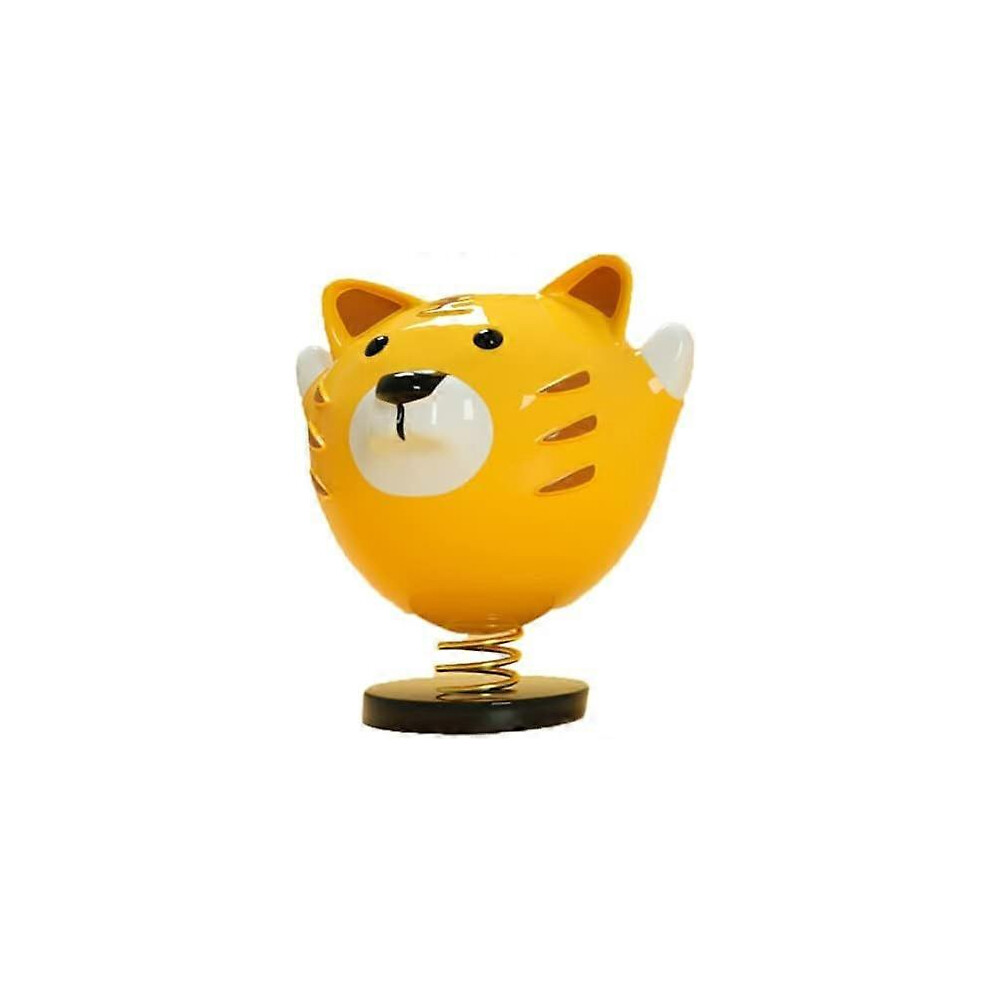 (As Show, One Size) Car Ornaments,Cute Tiger Car Ornament Car Dashboard Decorations Tiger Figurine Simulation Ornament Car Interior Accessories Car Of 4704245297299