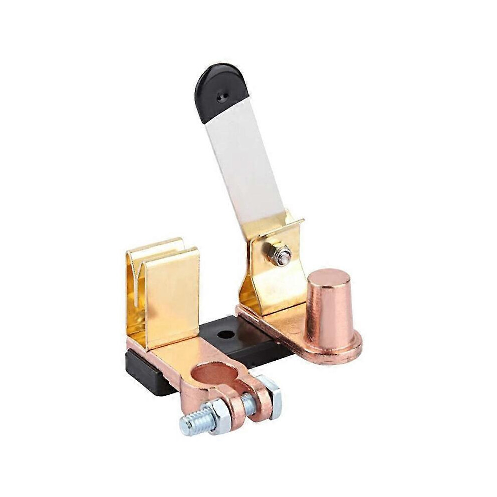 (As Show, One Size) 12V 24V Battery Isolator Power Cut Off Switch With Negative Brass Top Terminal Car Tractor Battery Cut Off Battery Disconnect Swit 4704245227951
