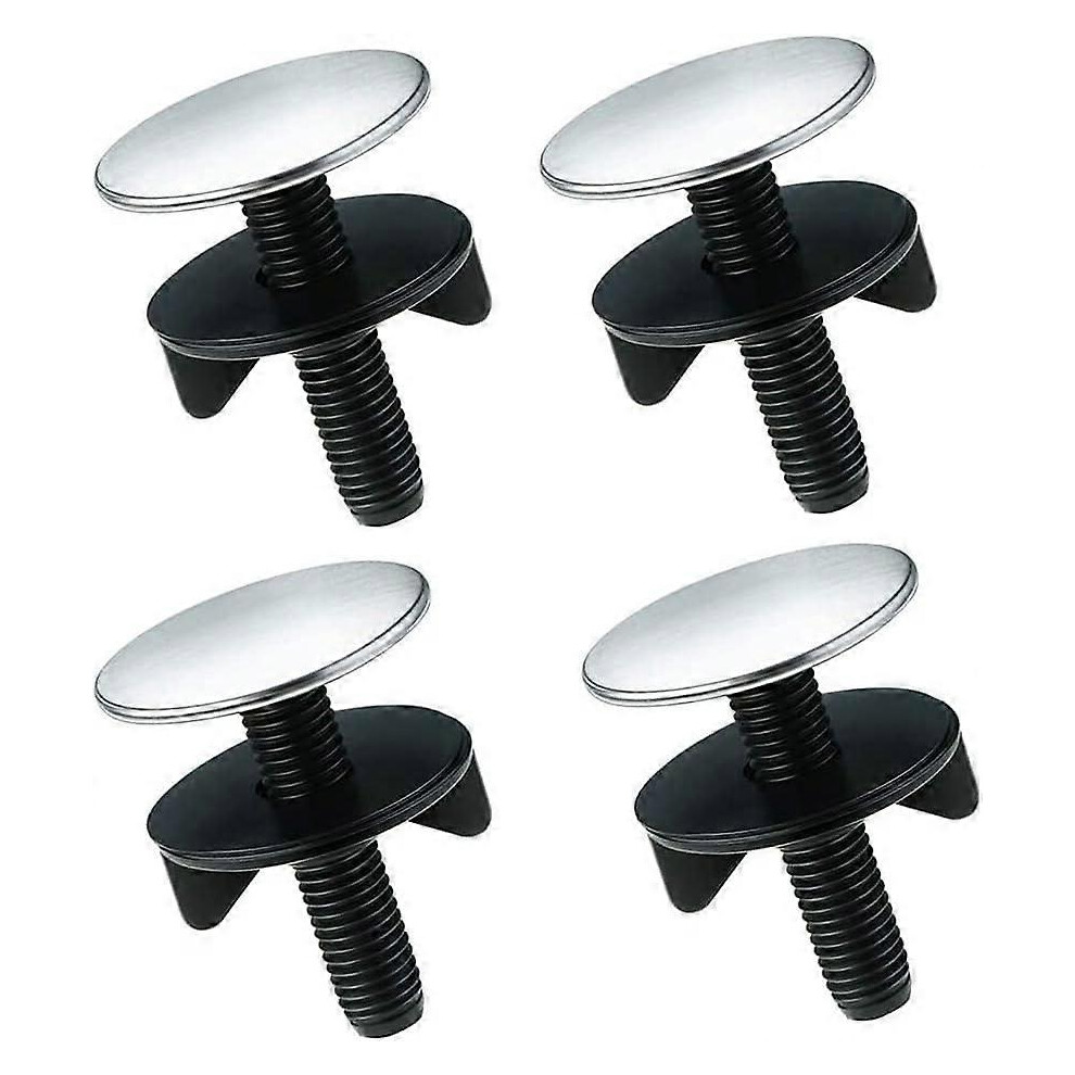 (As Show, One Size) 4 Pieces Faucet Hole Cover, Kitchen Sink Stopper, Sink Faucet Hole Stopper, Stainless Steel Faucet Hole Cover For Kitchen Sink Acc 4704245209032