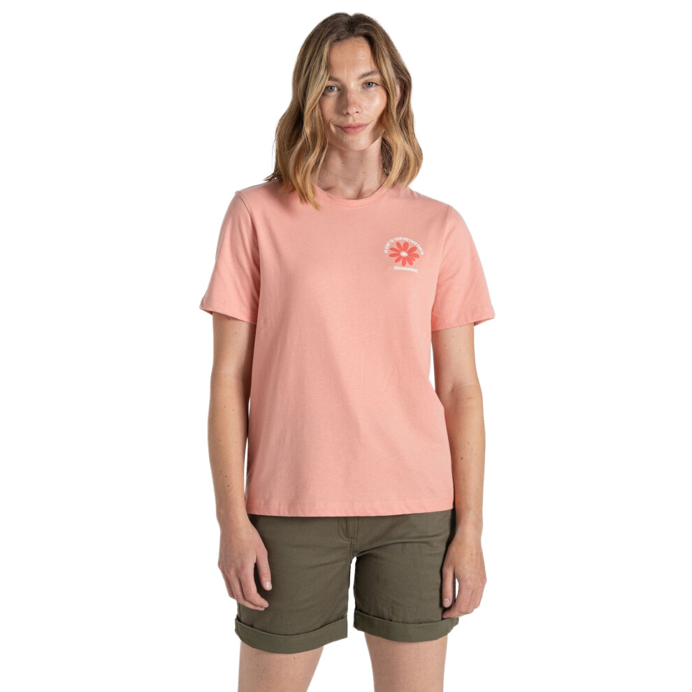 (8 UK, Sunset Haze) Craghoppers Womens/Ladies Malibo Flowers T-Shirt