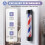 90*13 cm LED Barber Shop Pole Barber Rotating Light 5