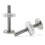 (As show, One size) (white) 4 pcs Threaded Pin Pressure Rods for Stair Gate 2