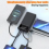 Power Bank 9000000mAh Fast charger Pack 4 USB External Battery 1