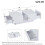 Led Coffee Table with 2 Drawer Storage 2